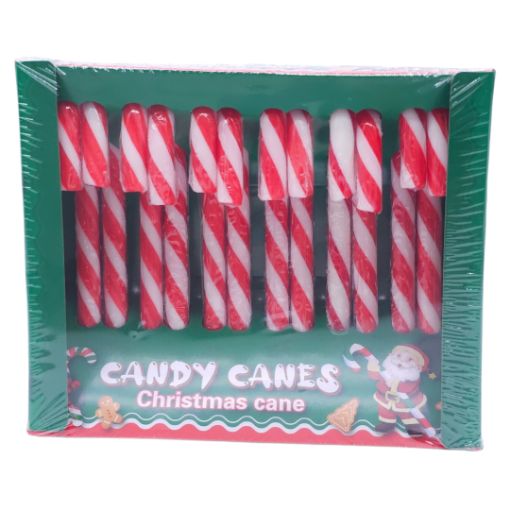 Imagen de BASTON NAVIDEÑO ROJO/BLANCO 48/12 12 GR