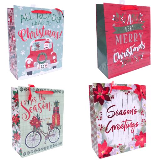 Imagen de BOLSA REGALO NAVIDAD 30X25CM 20/12