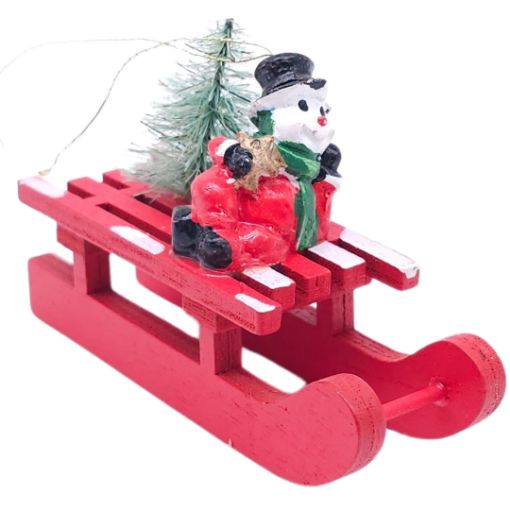 Imagen de TRINEO NAVIDAD 7.8X2.4X4.8CM