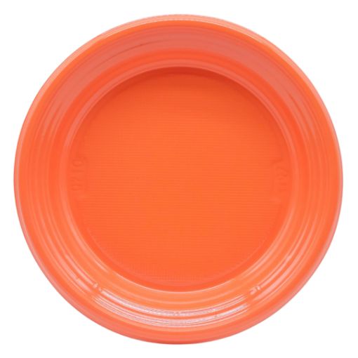 Imagen de PLATO PLASTICO 7" NARANJA 1/8