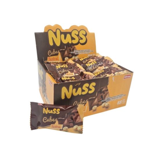 Imagen de CHOC. NUSS CUBES 12/48
