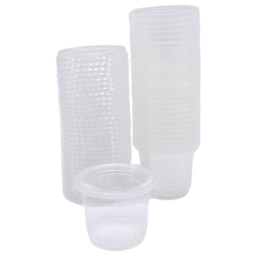 Imagen de VASO SALSA+TAPA 1  OZ 25/100