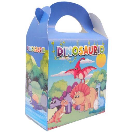 Imagen de CAJITA CUMP. DINOSAURIO 11.5X12.5X6.25CM 1/10 