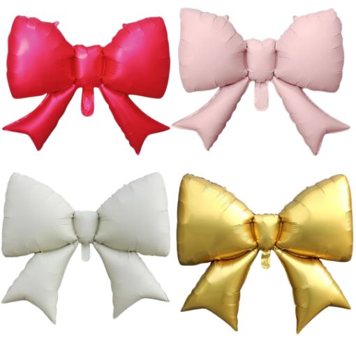 Imagen de GLOBO METALICO LAZO VARIADO 98X75CM