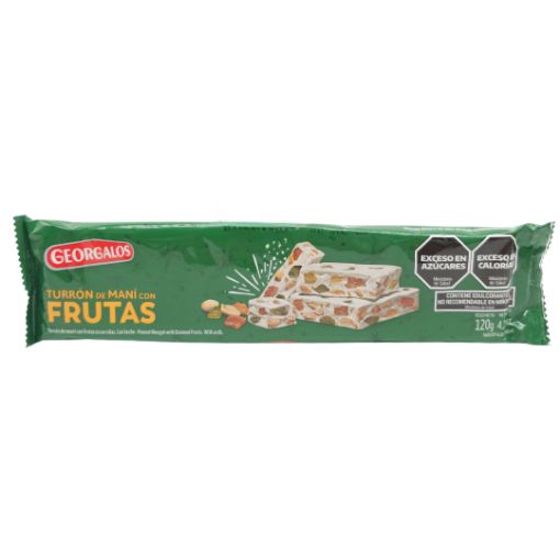 Imagen de TURRON CON FRUTAS GEORGALO 24/120 GR 