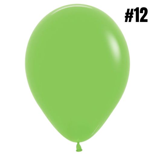 Imagen de VEJIGA 12 VERDE LIMON BP 1/24 