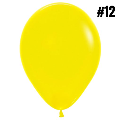 Imagen de VEJIGA 12 AMARILLA BP 1/50 