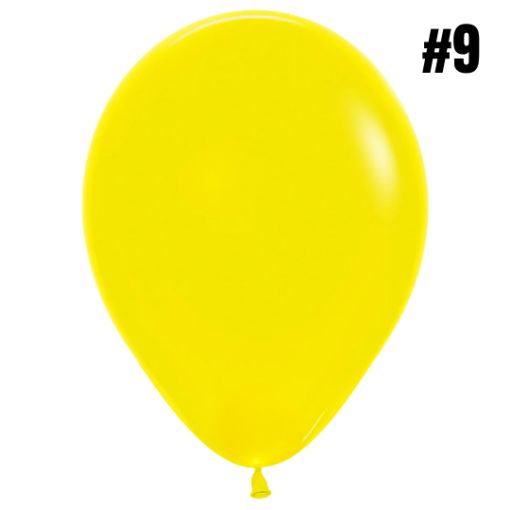 Imagen de VEJIGA 9 AMARILLA BP 1/24 