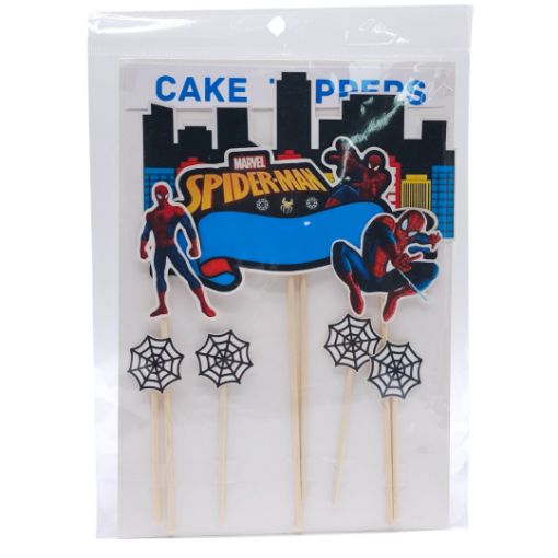 Imagen de CAKE TOPPER MOTIVO SPIDERMAN 1/6