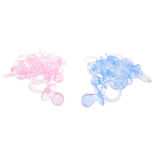 Imagen de BOBO TRANSPARENTE AZUL Y ROSA 1/12