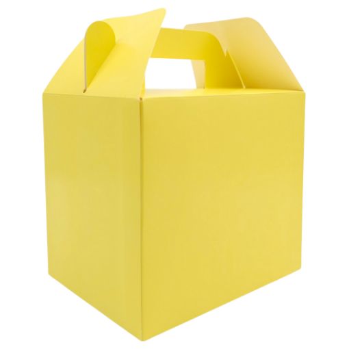 Imagen de CAJITA CUMP. AMARILLA 14X12.5X11CM 6/1 