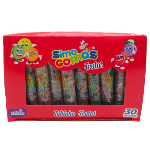 Imagen de GOMA TUBO SIMO FRUTAS 12/30 
