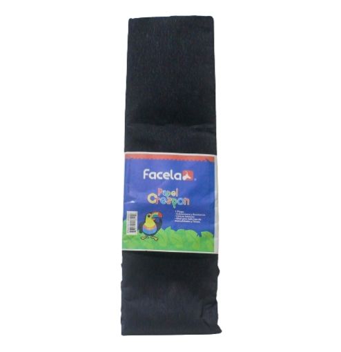 Imagen de PAPEL CREPE NEGRO 1/1 .