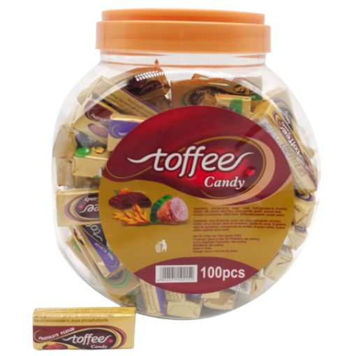 Imagen de MASTICABLE TOFFEE TARRO 10/100**