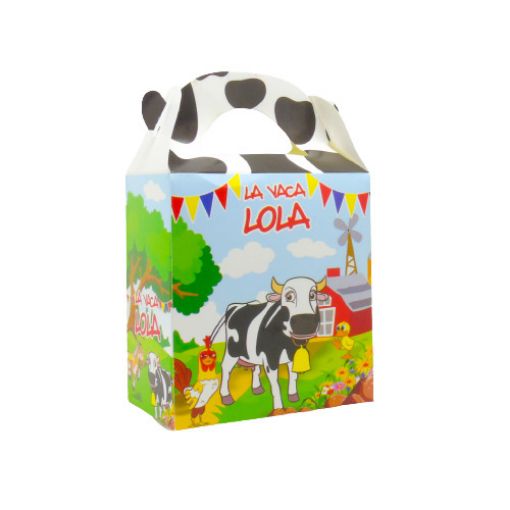 Imagen de CAJITA CUMP. VACA LOLA 11.5X12.5X6.25CM 1/10.**