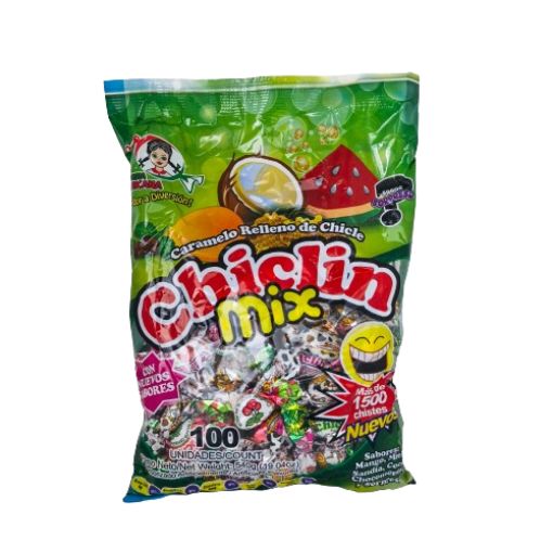 Imagen de MENTA CHICLIN SURTIDA 12/100**