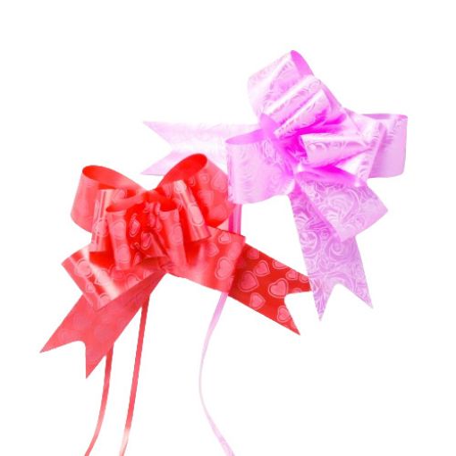 Imagen de LAZO ARMABLE ESTAMPADO ROJO/ROSA 1/10**