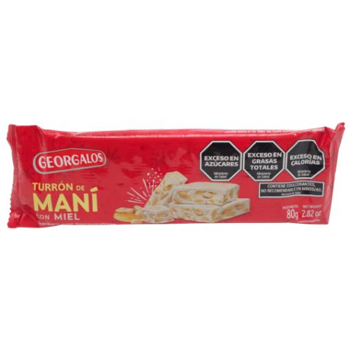 Imagen de TURRON CON MIEL GEORGALOS 36/80 GR .**