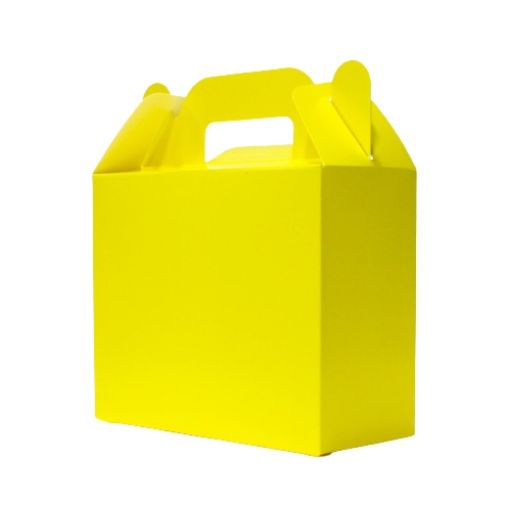 Imagen de CAJITA CARTON 14X11X6CM AMARILLO 1/10 .**