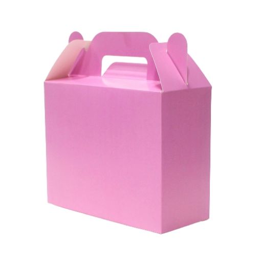 Imagen de CAJITA CARTON 14X11X6CM ROSA BEBÉ 1/10 .**