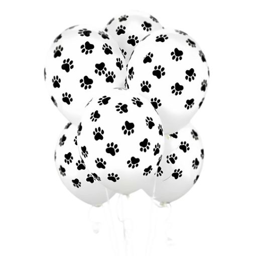 Imagen de VEJIGA ESTAMPADA HUELLA PERRO 1/10 .**