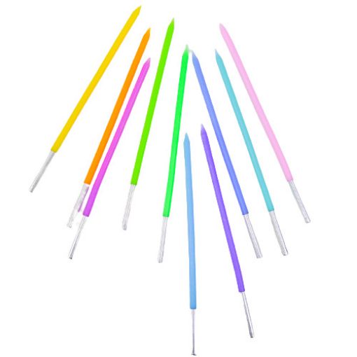 Imagen de VELA CERA ARCOIRIS 14CM 1/10 **