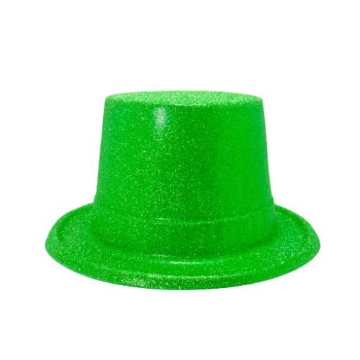 Imagen de SOMBRERO BRILLO ESCARCHA VERDE **