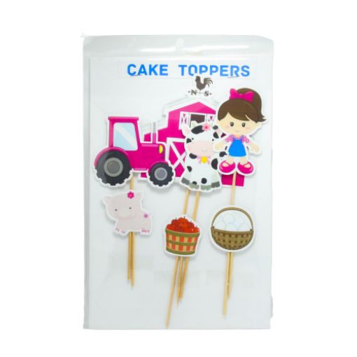 Imagen de CAKE TOPPER MOTIVO VACA LOLA 1/6 **