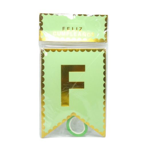 Imagen de LETRERO CUMP. COLOR AQUA**