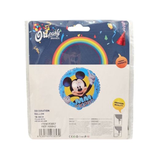 Imagen de GLOBO METALICO 18 MICKEY**