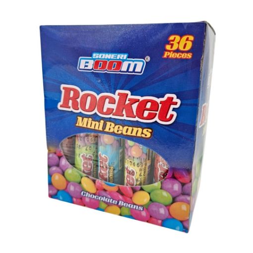 Imagen de CHOC. ROCKET MINI BEANS 18/36**