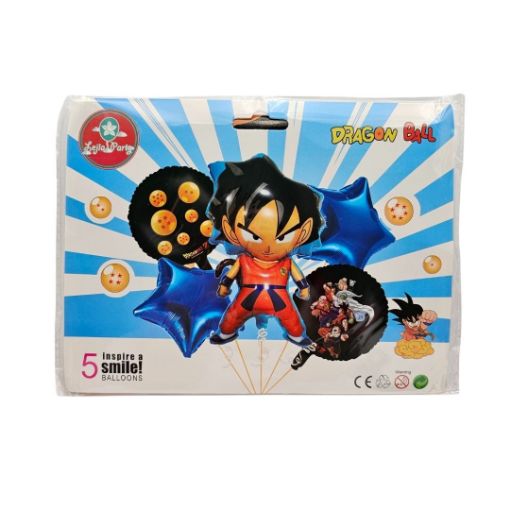 Imagen de SET DE GLOBOS DRAGON BALL Z 1/5 **