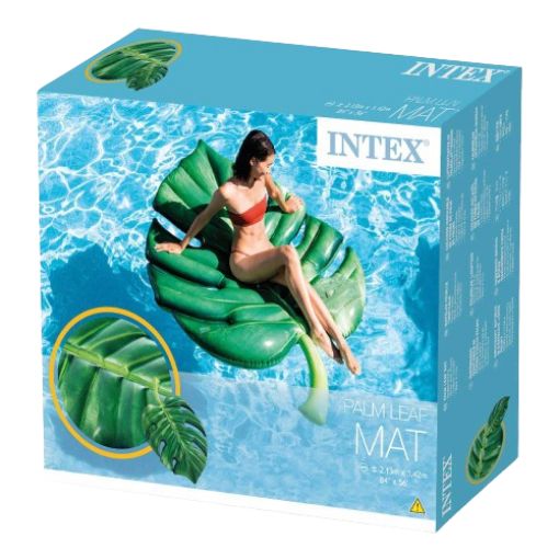 Imagen de FLOTADOR HOJA INTEX 84X56 PULGADAS**