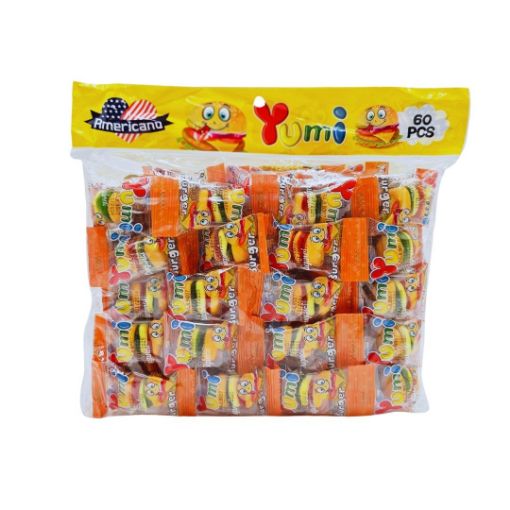 Imagen de GOMITA HAMBURGUER YUMI 12/60.**