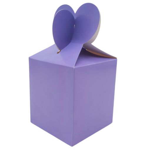 Imagen de CAJITA MARIPOSA LILA 8.5X9.5X8.5CM 1/10**