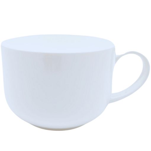 Imagen de TAZA GRANDE BLANCA 12.5X9CM S-5665**