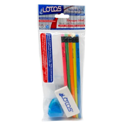 Imagen de SET LAPIZ BORRA Y SACAPUNTAS 1/7 **