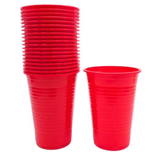 Imagen de VASO 7 COLOR ROJO 36/20**