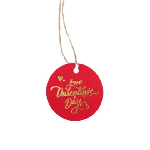 Imagen de TAG CIRCULAR ROJO SV 1/10 **