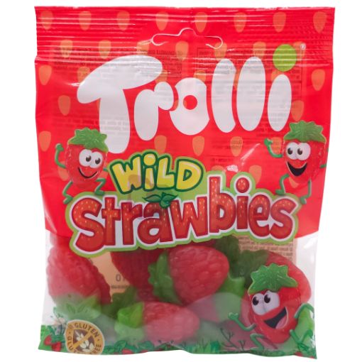 Imagen de TROLLI WILD STRAWBIES 12/100 G**