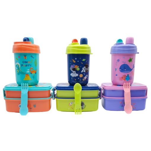 Imagen de SET LONCHERA CON TERMO RECTANGULAR 1/1**