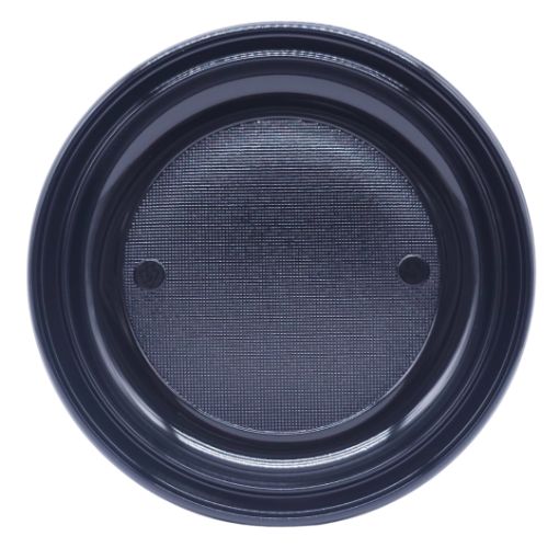 Imagen de PLATO PLASTICO 9" NEGRO 1/8**
