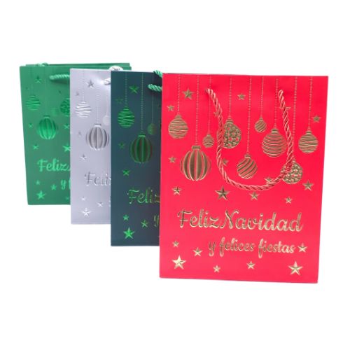 Imagen de BOLSA FELIZ NAVIDAD 18X23X10CM**