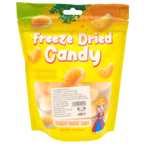 Imagen de GOMITA CRUNCHY NARANJA 50G 24/1**