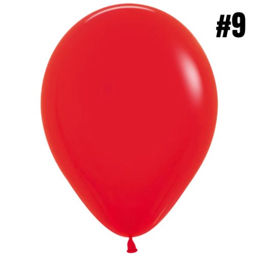 Imagen de VEJIGA 9 ROJO BP 1/24 **