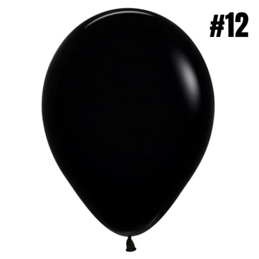 Imagen de VEJIGA 12 NEGRO BCR 1/24 **