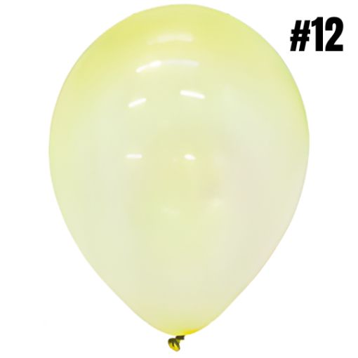 Imagen de VEJIGA 12 AMARILLO NEON BN 1/24 **