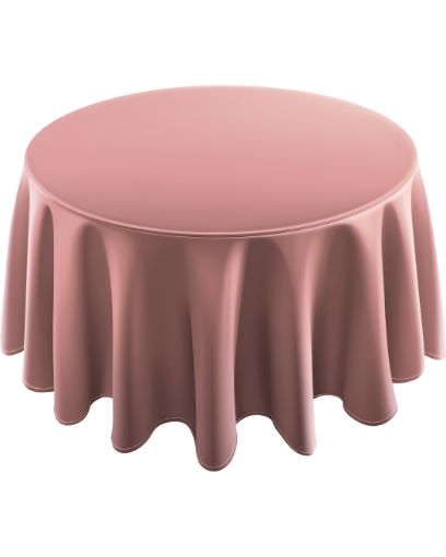 Imagen de MANTEL REDONDO ROSA PALO 2.13M**