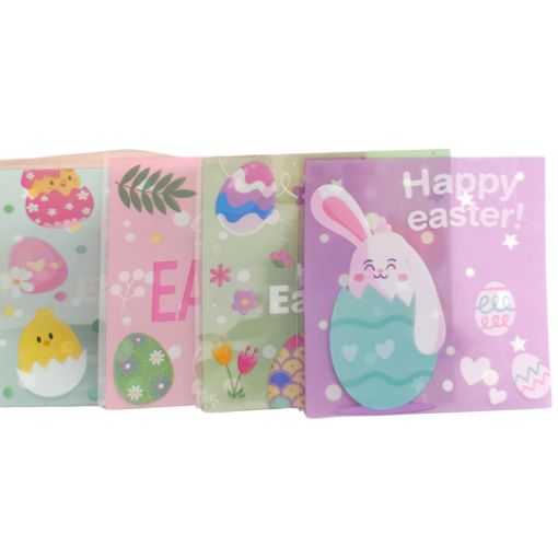 Imagen de BOLSA TRANSPARENTE PASCUA 10X10CM 1/10 **