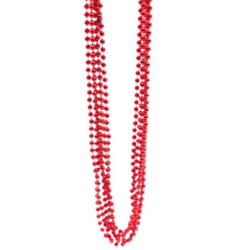 Imagen de COLLAR BOLITAS ROJO 1/6 **
